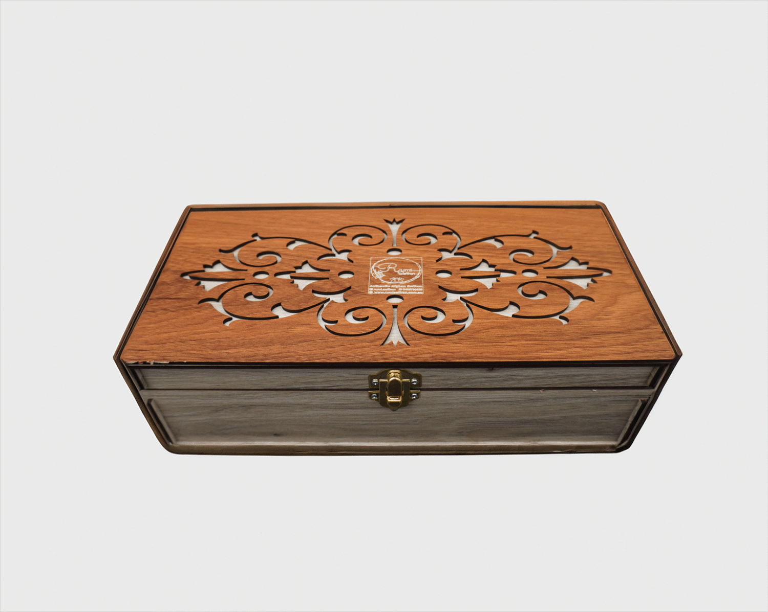Pure Saffron Wooden Saffron Gift Box